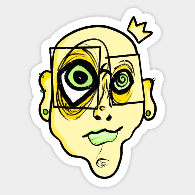 yellow face Sticker by cmxcrunch